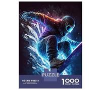 Puzzle Da 1000 Pezzi Per Adolescenti Snowboard Puzzle Per Adolescenti Gioco Rompicapo Ma Divertente E Umoristico Compleanno 70x50cm/1000pcs