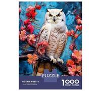 Puzzle Da 1000 Pezzi Per Adolescenti Snowy Owl Puzzle Per Adulti Gioco Per Famiglie Divertente E Spiritoso Regali Di Natale E Compleanno 70x50cm/1000pcs