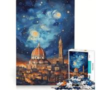Puzzle da 1000 pezzi per adolescenti "Sognando Firenze", gioco rilassante, difficile e stimolante, regalo di compleanno, regalo 50x75cm