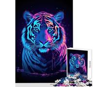 Puzzle da 1000 pezzi per adolescenti sogni lucidi tigre decorazione per la casa giocattoli regalo di compleanno giochi rilassanti attività divertenti a casa dimensioni 50x75cm