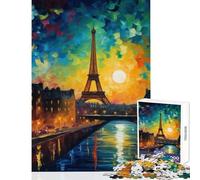 Puzzle da 1000 pezzi per adolescenti Sogni parigini Giocattoli antistress Regalo per compleanni Gioco educativo Attività divertenti a casa Dimensioni 38x52cm