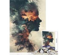 Puzzle da 1000 pezzi per adolescenti sogni visione cosmica giocattolo educativo regalo divertente giochi per famiglie attività divertenti a casa dimensioni 38x26cm