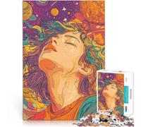 Puzzle da 1000 pezzi per adolescenti Sogno Cosmico Giocattolo educativo intellettuale decomprimente Migliorare l'amore tra le coppie 75x50cm