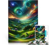 Puzzle da 1000 pezzi per adolescenti Sogno della valle celeste Giocattoli di gioco impegnativi è ideale come regalo per tutta la famiglia 52x38cm