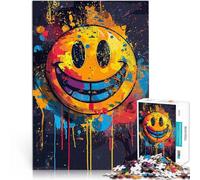 Puzzle da 1000 pezzi per adolescenti Sorrisi su volti colorati Per il divertimento in famiglia Gioco educativo per compleanno e Natale 38x26cm