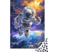 Puzzle Da 1000 Pezzi Per Adolescenti Space Astronaut Floating Art Print Puzzle Per Adulti Gioco Per Famiglie Corsa Di Velocità Manuale Regali Unici Per Compleanno E Natale 70x50cm/1000pcs