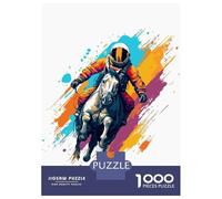 Puzzle Da 1000 Pezzi Per Adolescenti Space Cowboy Puzzle Per Adulti Gioco Rompicapo Analisi E Logica Aiuta Ad Allenare Il Cervello 38x26cm/1000pcs