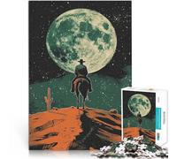 Puzzle da 1000 pezzi per adolescenti Space Cowboy su Marte Giocattoli per l'intrattenimento in famiglia Decorazioni e regali unici per la casa 75x50cm