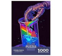 Puzzle Da 1000 Pezzi Per Adolescenti Space Rainbow Puzzle Antistress Ma Divertente E Spiritoso Regali Unici Per Compleanno E Natale 70x50cm/1000pcs