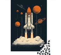 Puzzle Da 1000 Pezzi Per Adolescenti Space Shuttle Launch Adolescenti Puzzle Giochi Rilassanti Difficili Regali Difficili Per Amici E Familiari 70x50cm/1000pcs