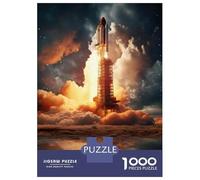 Puzzle Da 1000 Pezzi Per Adolescenti Space Shuttle Launch Puzzle Giochi Divertenti Corsa Di Velocità Manuale Regali Unici Per Compleanno 52x38cm/1000pcs