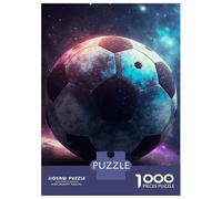 Puzzle Da 1000 Pezzi Per Adolescenti Space Soccer Ball Puzzle Giochi Rilassanti Analisi E Logica Riduzione Dello Stress Regali 52x38cm/1000pcs