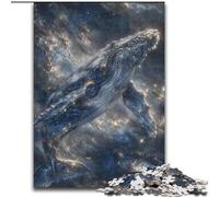 Puzzle da 1000 pezzi per adolescenti Space Whale, analisi e logica con pezzi completamente interconnessi di forma casuale per bambini dai 14 anni in su (dimensioni 26x38cm)