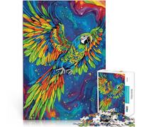 Puzzle da 1000 pezzi per adolescenti Spazio Ara Arcobaleno giochi divertenti per famiglie con pezzi completamente interconnessi di forma casuale 75x50cm