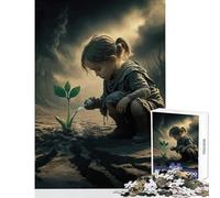 Puzzle da 1000 pezzi per adolescenti Speranza in un mondo desolato Giocattoli antistress Regali di Babbo Natale segreto Gioco pratico Interazione genitore-figlio Dimensioni 38x52cm