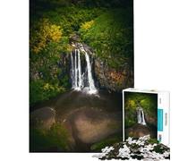 Puzzle da 1000 pezzi per adolescenti spettacolo a cascata gioco antistress per adulti difficile ideale come regalo di Natale o compleanno (dimensioni 38x52cm)