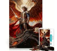 Puzzle da 1000 pezzi per adolescenti Spezzacatene,Legatore di demoni,Arcangelo Michele,Taglio di alta qualità,Divertimento,Concentrazione,Gioco divertente,Gioco facile,Tempo libero,Decorazione
