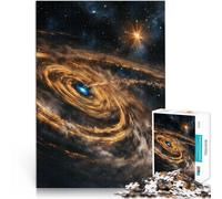 Puzzle da 1000 pezzi per adolescenti Spirale del buco nero cosmico Gioco intellettuale Attività divertenti a casa, regali di compleanno, regali di viaggio, 38x26cm