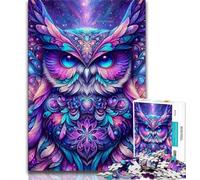 Puzzle da 1000 pezzi per adolescenti spirito del gufo 1000 pezzi gioco per famiglie antistress sfida difficile regali di Babbo Natale segreto (26x38cm)