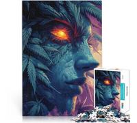 Puzzle da 1000 pezzi per adolescenti Spirito della Natura con Occhio Bruciante Fatto di cartone per 14+ Sollievo dallo stress Regali interessanti per ridurre lo stress misurare：26x38cm