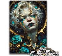 Puzzle da 1000 pezzi per adolescenti, spirito mistico della natura, aiuta il cervello a esercitare, giocattoli avvincenti per coltivare la pazienza, decorazione perfetta, 26x38cm