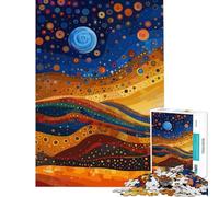 Puzzle da 1000 pezzi per adolescenti splendido cielo desertico difficile e stimolante decorazione per la casa gioco rompicapo adatto a persone dai 14 anni in su (38x26cm)