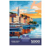 Puzzle Da 1000 Pezzi Per Adolescenti Split, Croatia Sunset Puzzle Per Adulti Giocattoli Antistress Migliorano La Memoria Regali Unici Per Compleanno E Natale 38x26cm/1000pcs