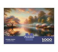Puzzle Da 1000 Pezzi Per Adolescenti Spring Serenity Landscape Puzzle Giochi Rilassanti Analisi E Logica Riduzione Dello Stress Regali 52x38cm/1000pcs