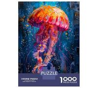 Puzzle Da 1000 Pezzi Per Adolescenti Squid in Paint Puzzle Per Adulti Gioco Rompicapo Modello Di Assemblaggio Regali Per Amici E Familiari 52x38cm/1000pcs