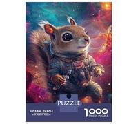 Puzzle Da 1000 Pezzi Per Adolescenti Squirrel in Space -2 Puzzle Per Adolescenti Giochi Per Famiglie Sfida Difficile Regali Di Compleanno E Unici 52x38cm/1000pcs