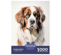 Puzzle Da 1000 Pezzi Per Adolescenti St Bernard Dog Puzzle Per Adolescenti Giocattolo Decorazione Da Parete Regali Per Donne Regalo Di Compleanno, Regali, 38x26cm/1000pcs