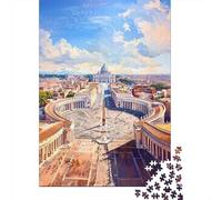 Puzzle Da 1000 Pezzi Per Adolescenti St. Peter's Basilica, Vatican City-3 Puzzle Per Adolescenti Giochi Per Famiglie Sfida Difficile Regali Di Compleanno E Unici 70x50cm/1000pcs