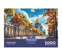 Puzzle Da 1000 Pezzi Per Adolescenti St. Petersburg Cityscape Puzzle Giochi Rilassanti Ma Divertenti E Spiritosi Regalo Di Compleanno, Regali, 38x26cm/1000pcs