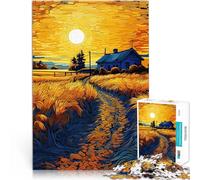 Puzzle da 1000 pezzi per adolescenti stagione del raccolto della natura Attività per famiglie Regalo di compleanno, regali, arte murale 50x70cm