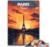 Puzzle da 1000 pezzi per adolescenti,stampa di viaggio a Parigi per ragazzi dai 14 anni in su,sfida educativa,attività divertenti a casa,regali di compleanno,regali di viaggio (dimensioni 38x26cm)