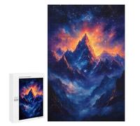 Puzzle da 1000 pezzi per adolescenti Starry Mountain Peak Puzzle per adolescenti fai da te giocattoli da parete promuove l'allenamento del cervello 1000 pezzi