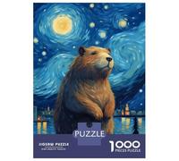 Puzzle Da 1000 Pezzi Per Adolescenti Starry Night Capybara Puzzle Per Adulti Giochi Rilassanti Analisi E Logica Regali Di Natale E Compleanno 38x26cm/1000pcs