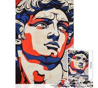 Puzzle da 1000 pezzi per adolescenti Statua di David Pop Art Giocattolo educativo Regali di Babbo Natale segreto Gioco rompicapo Aiuta il cervello a esercitare Dimensioni 38x26cm