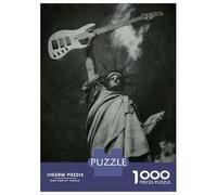 Puzzle Da 1000 Pezzi Per Adolescenti Statue of Liberty Guitar Puzzle Per Adulti Giochi Rilassanti Decorazione Per La Casa Gioco Stimolante Regali 70x50cm/1000pcs