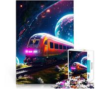 Puzzle da 1000 pezzi per adolescenti Stazione Galattica Difficile da completare ma divertente e umoristico Regali di compleanno 52x38cm