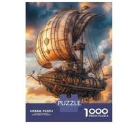 Puzzle Da 1000 Pezzi Per Adolescenti Steampunk Airship Puzzle Per Adulti Giochi Per Famiglie Regali Per Donne Regali Antistress 38x26cm/1000pcs