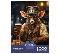 Puzzle Da 1000 Pezzi Per Adolescenti Steampunk Craft Beer Faun Puzzle Per Adulti Giochi Divertenti Antistress Regali Unici Per Compleanno E Natale 52x38cm/1000pcs