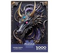 Puzzle Da 1000 Pezzi Per Adolescenti Steampunk Guardian Dragon Puzzle Per Adulti Gioco Rompicapo Difficile Impegnativo Da Completare 70x50cm/1000pcs