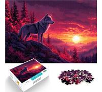 Puzzle da 1000 pezzi per adolescenti Stile della serie artistica del lupo Analisi e logica Collezione di artisti, Belle arti 52x38cm