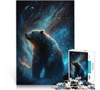 Puzzle da 1000 pezzi per adolescenti Stile orso grizzly 4 giocattoli educativi per l'apprendimento Migliorare l'amore tra le coppie 75x50cm