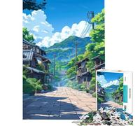 Puzzle da 1000 pezzi per adolescenti strada della città vecchia puzzle antistress per adulti regalo per donne difficile e stimolante (dimensioni 50x75cm)