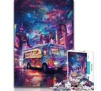 Puzzle da 1000 pezzi per adolescenti strade di città fantasy puzzle da 1000 pezzi antistress per ammazzare il tempo vacanza lista dei desideri con Babbo Natale 75x50cm