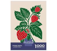Puzzle Da 1000 Pezzi Per Adolescenti Strawberries Love Puzzle Per Adulti Giocattolo Decorazione Da Parete Per Divertimento in Famiglia Gioco Stimolante Regali 70x50cm/1000pcs