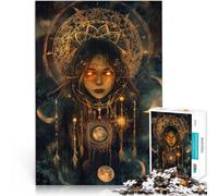 Puzzle da 1000 pezzi per adolescenti Strega magica Antistress Vacanza in patria Uccidere il tempo Migliorare l'amore tra le coppie 75x50cm