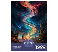 Puzzle Da 1000 Pezzi Per Adolescenti Stunning DNA Art Print Puzzle Per Adulti Giochi Rilassanti Ma Divertenti E Umoristici È Ideale Come Regalo 52x38cm/1000pcs